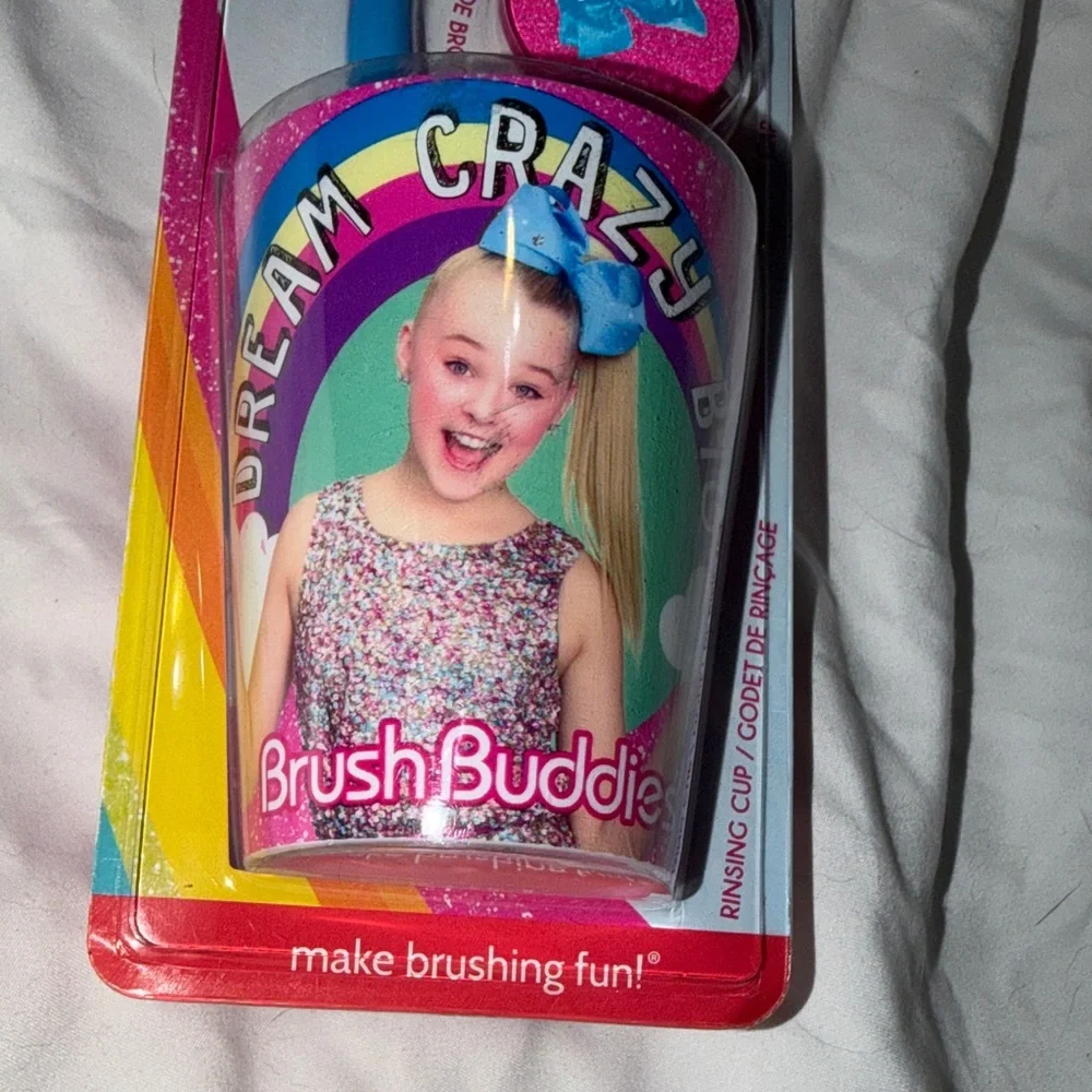 JoJo Siwa Blue Toothbrush and Colorful Cup Set‎